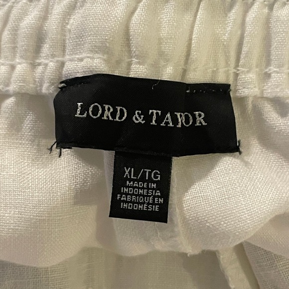 NWT!  Lord & Taylor Casual Linen Shorts - Picture 4 of 12